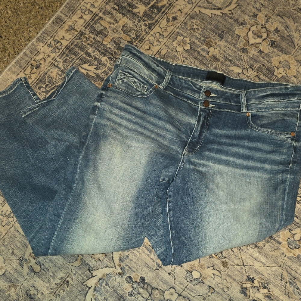 Buckle Black Classic Blue Women Stretch Jeans Fit # 53 , Sz 36x32 LN